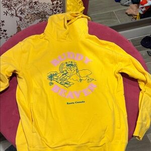 Roots Bright Yellow hoodie